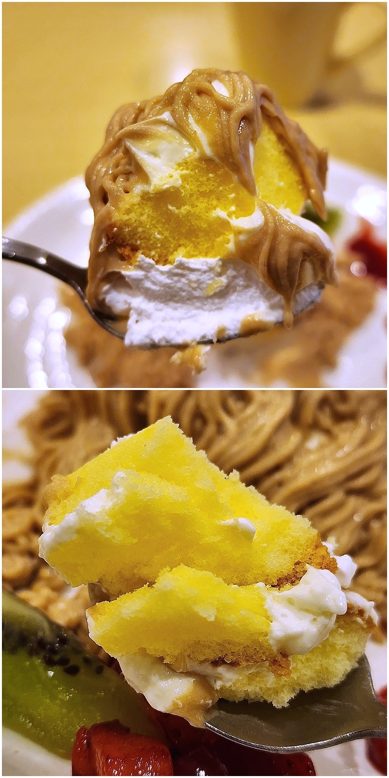 ガストのおすすめスイーツ「台湾カステラのクリーム・ド・マロン」