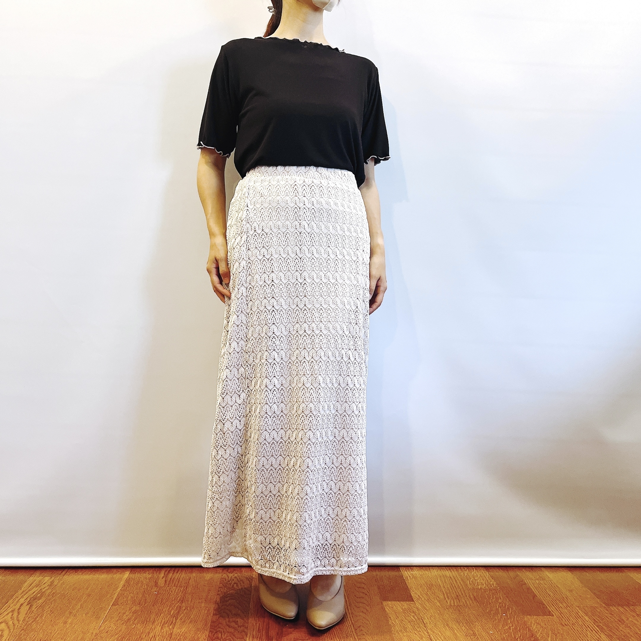 しまむらのおすすめファッションアイテム「2セットプリーツキャミOP+」