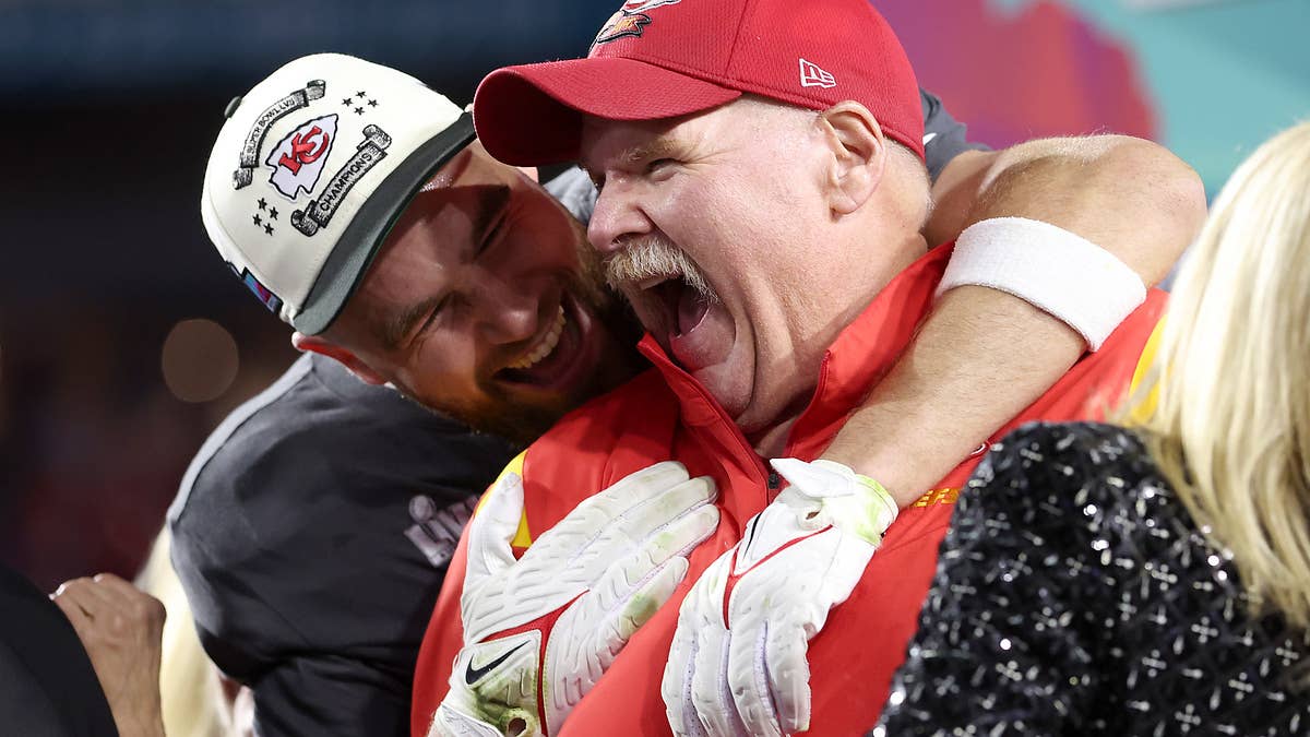 After filming another State Farm ad in Kansas City, we sat down with Coach Reid to talk Mahomes, Kelce, cheesesteaks, and more.