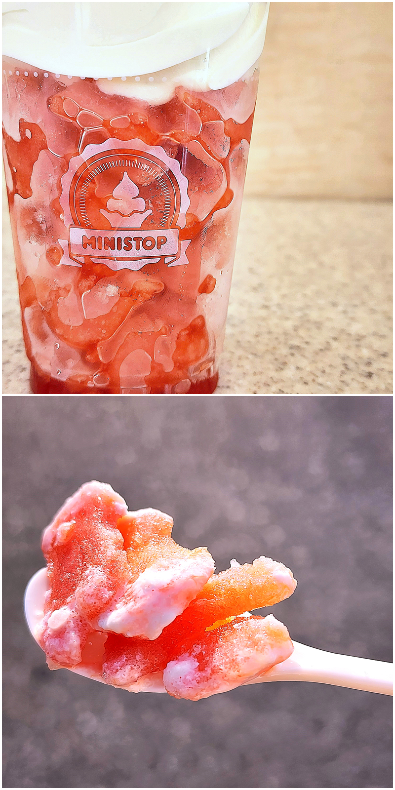 MINI STOP（ミニストップ）のおすすめスイーツ「ハロハロ果実氷 すいか」