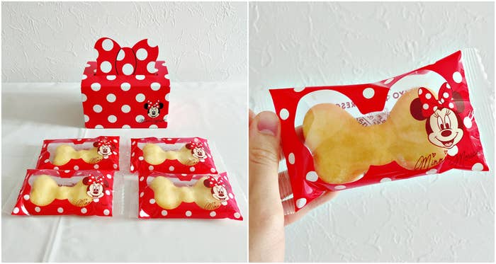 ディズニーランドのおすすめお菓子「マドレーヌ 紙箱 ミニー」