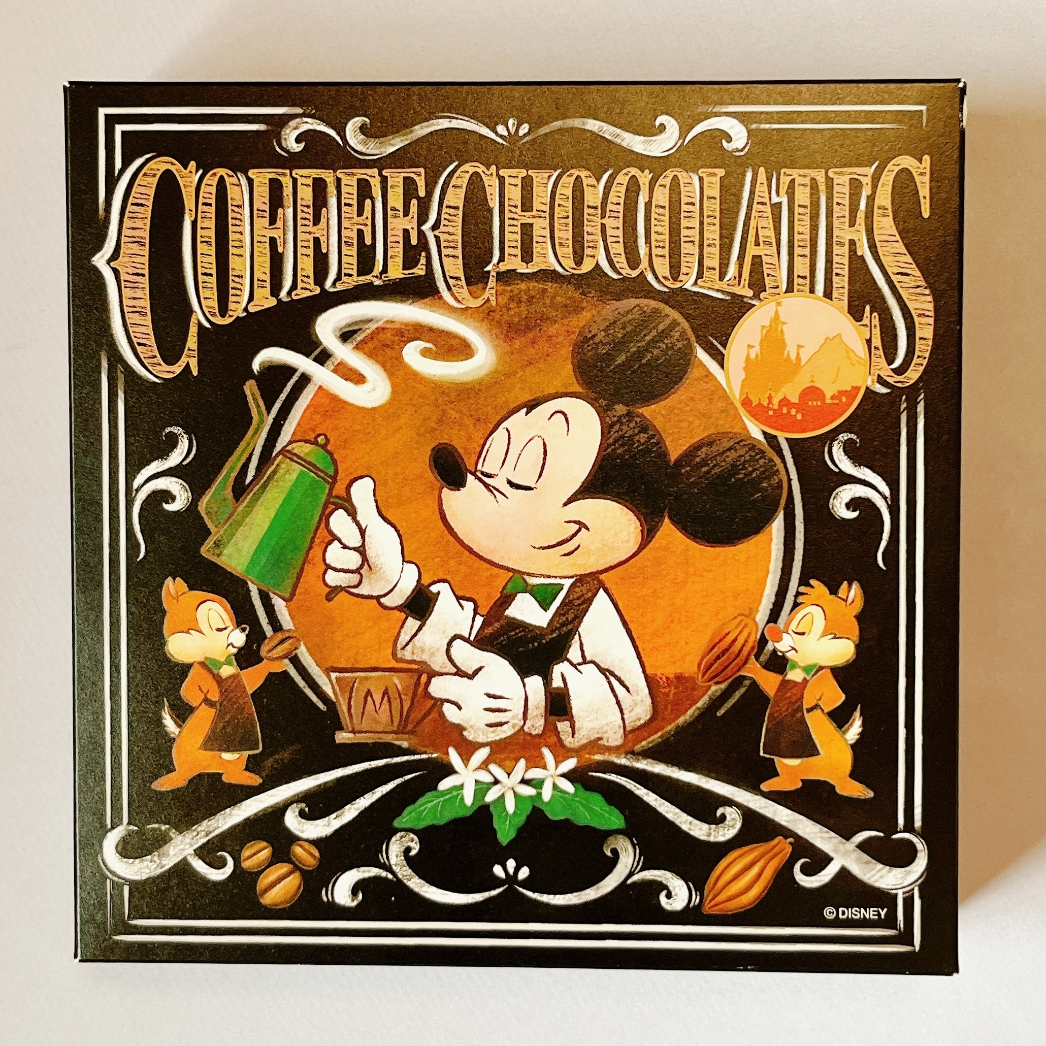 東京ディズニーランドのおすすめお土産「チョコレート 紙箱 ミッキーマウスと仲間たち」