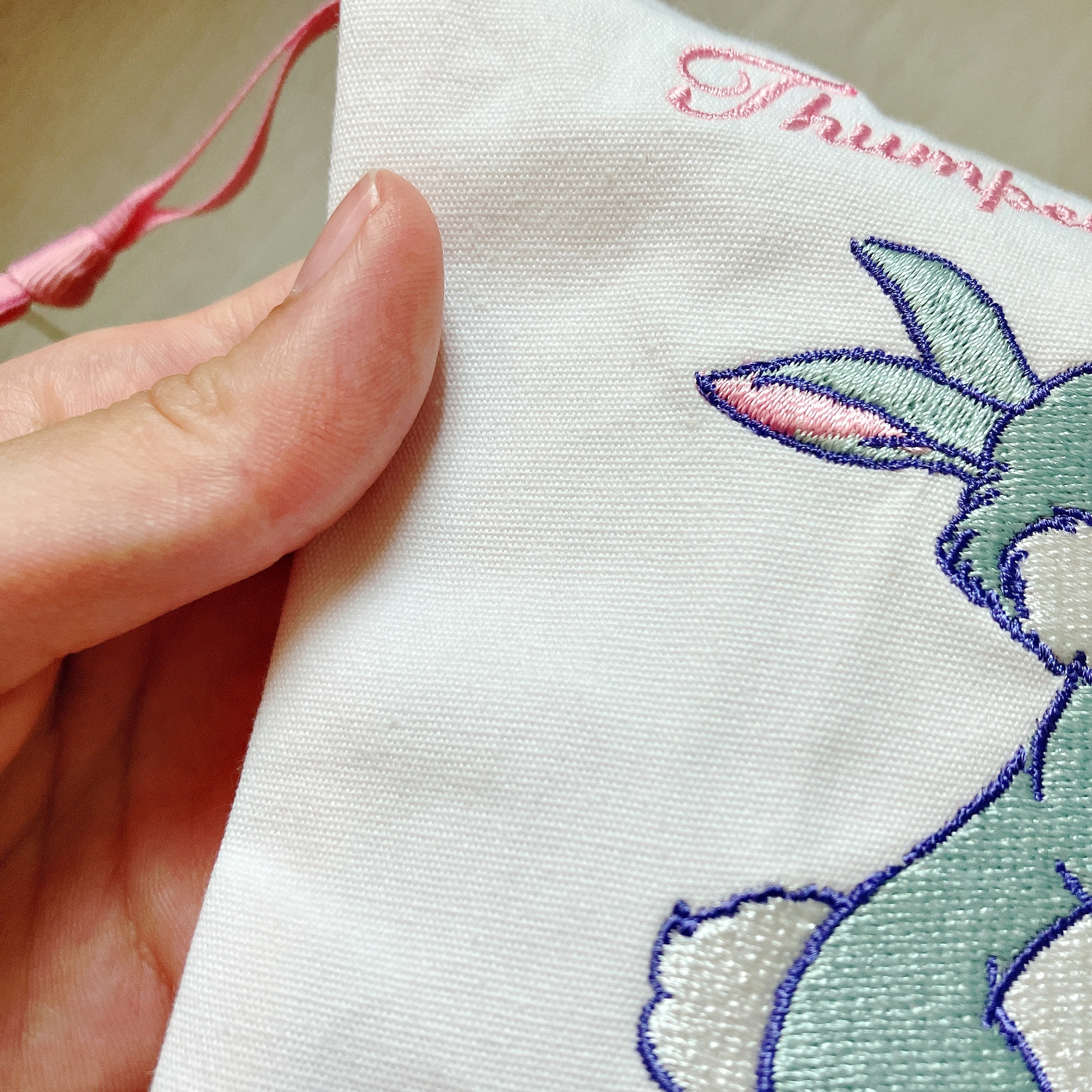 ディズニーランドのおすすめアイテム「きんちゃく サンパー ミス・バニー」