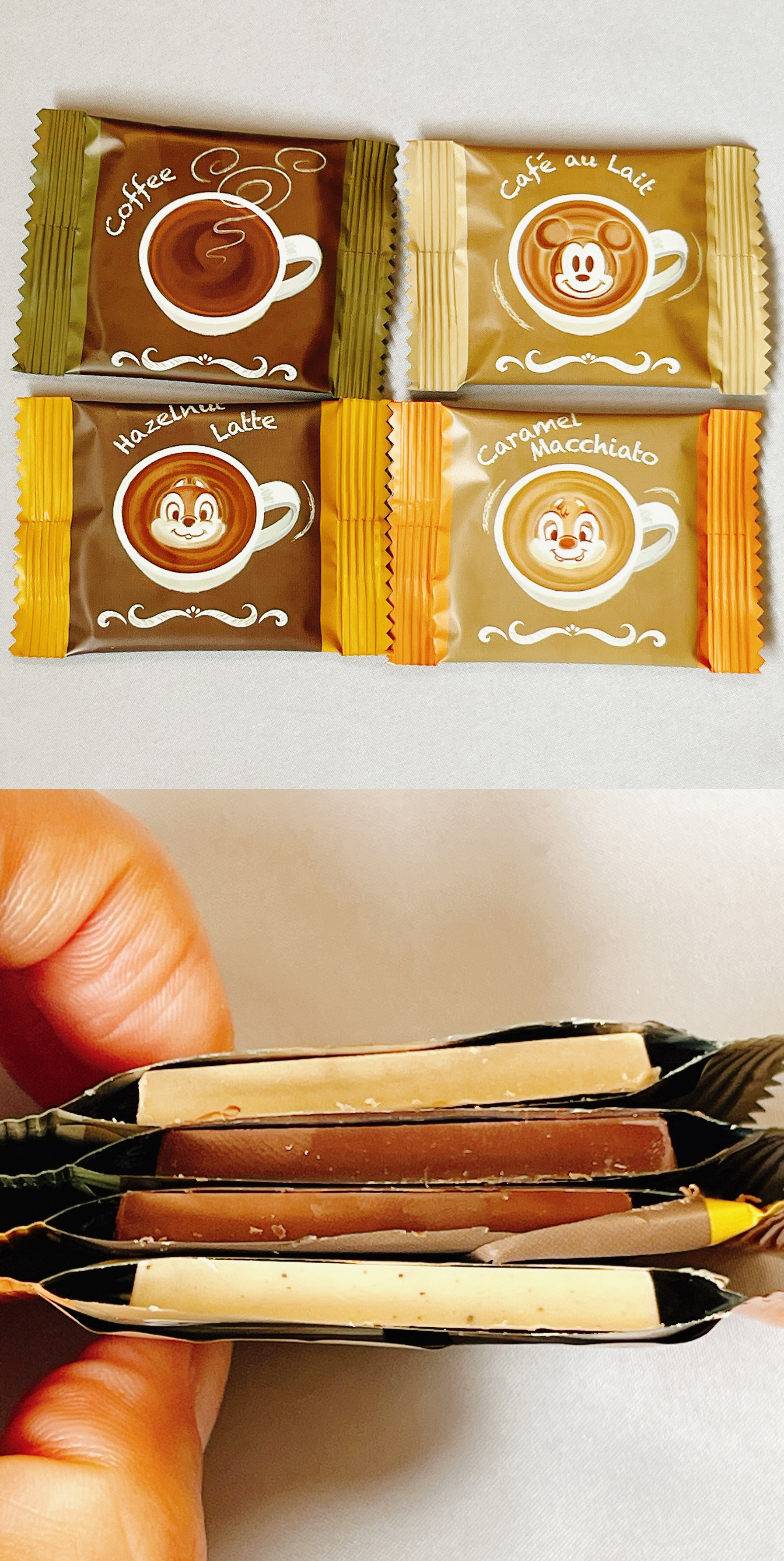 東京ディズニーランドのおすすめお土産「チョコレート 紙箱 ミッキーマウスと仲間たち」