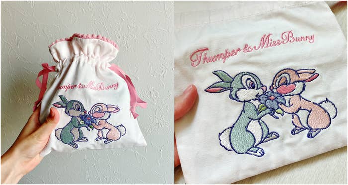 ディズニーランドのおすすめアイテム「きんちゃく サンパー ミス・バニー」