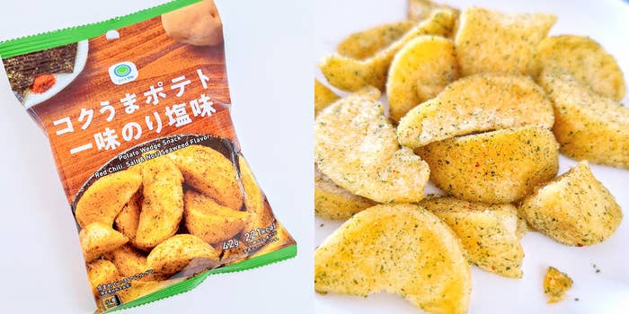 FamilyMart（ファミリーマート）のおすすめお菓子「コクうまポテト一味のり塩味」