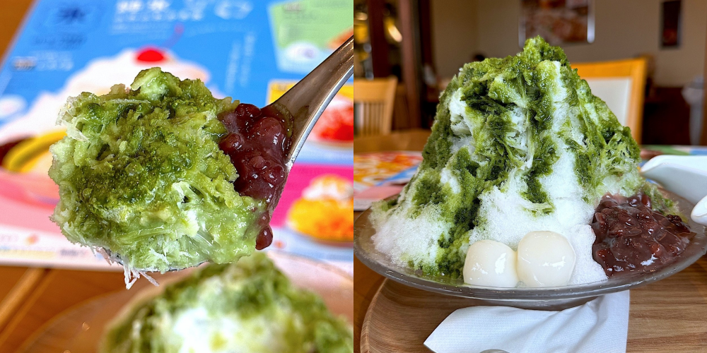 COCO'S(ココス)のおすすめスイーツ「純氷ふわふわかき氷 宇治金時」