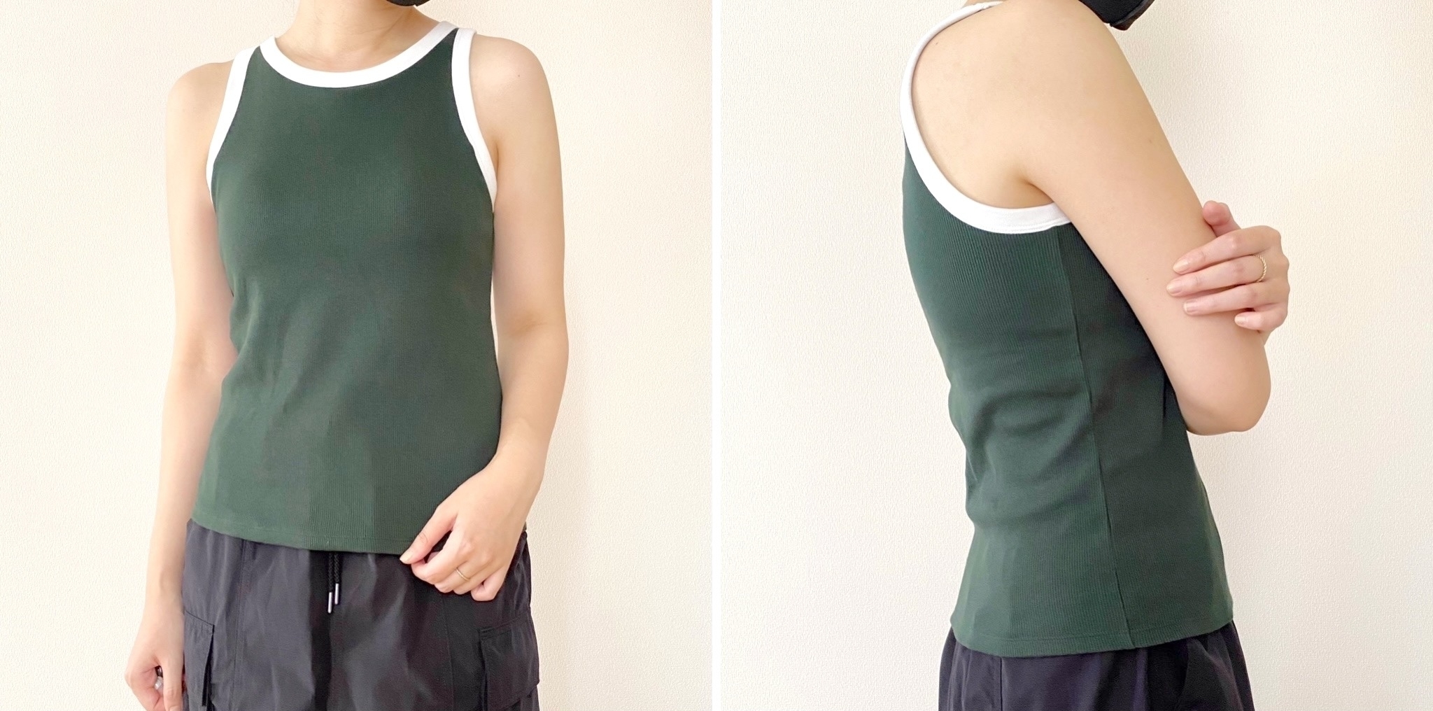 UNIQLO(ユニクロ)のおすすめファッションアイテム「アメリカンスリーブブラタンクトップ」