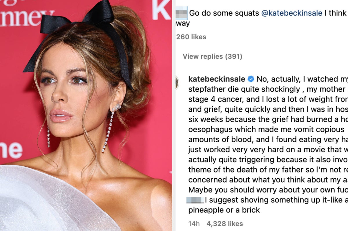 Kate Beckinsale Hits Back At Cruel Body-Shamers