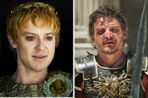 Joseph Quinn and Pedro Pascal in Gladiator 2