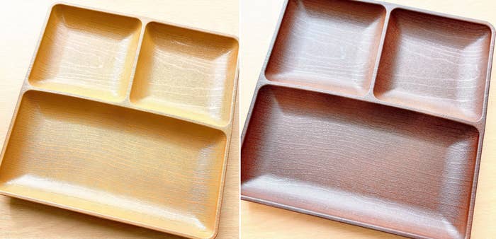 NITORI(ニトリ)のオススメのプレート「乾きやすい木製風 撥水角型ランチプレート」