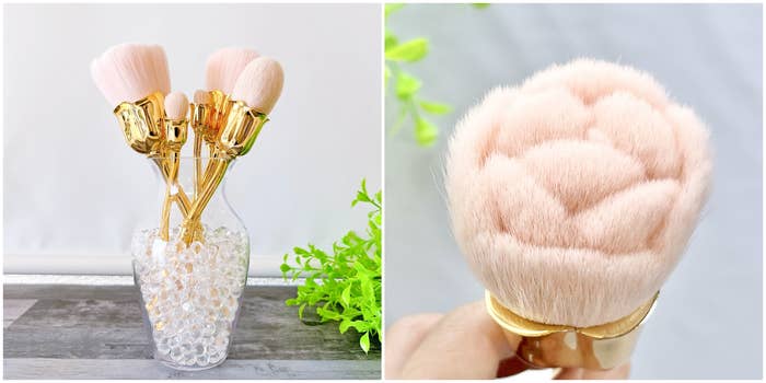 Francfranc（フランフラン）のかわいいオススメアイテム「ロッサ メイクアップブラシ セット」インテリアにもなるオシャレな人気グッズ