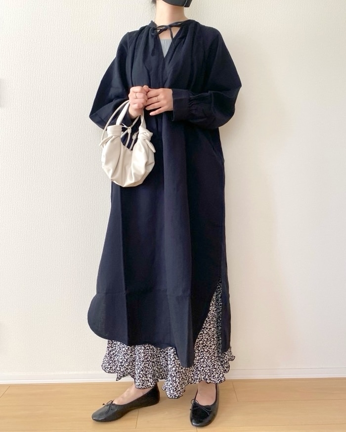 無印良品】家でも外でも着ていたい！新作の「楽ちんルームワンピ