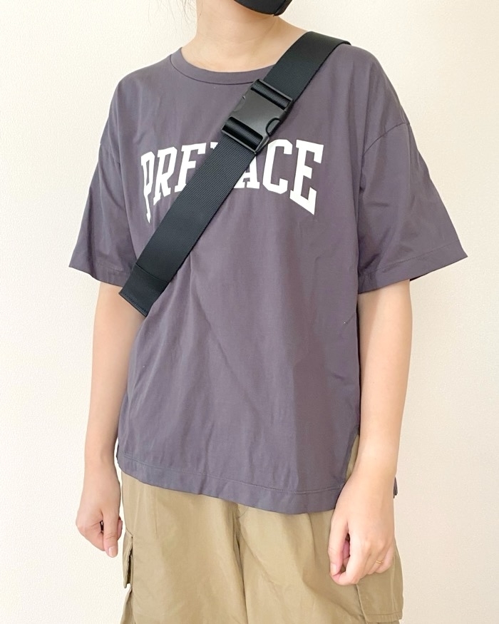 GU（ジーユー）のおすすめファッションアイテム「リップストップメッセンジャーバッグ+E」のコーディネート