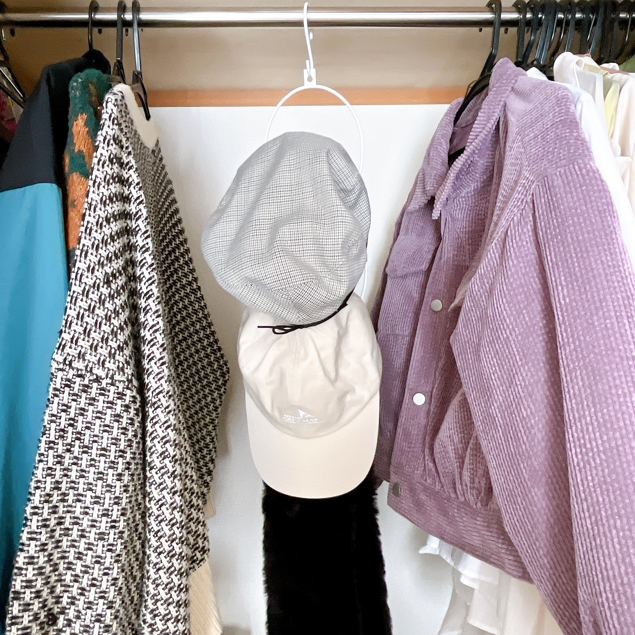 ニトリのおすすめ収納アイテム「ジョイントハンガー(リングス ホワイト)」