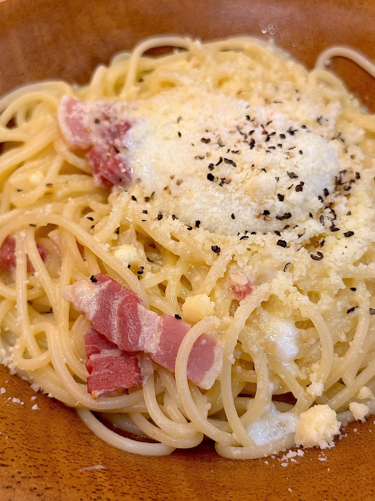 サイゼリヤのおすすめメニュー「カルボナーラ」