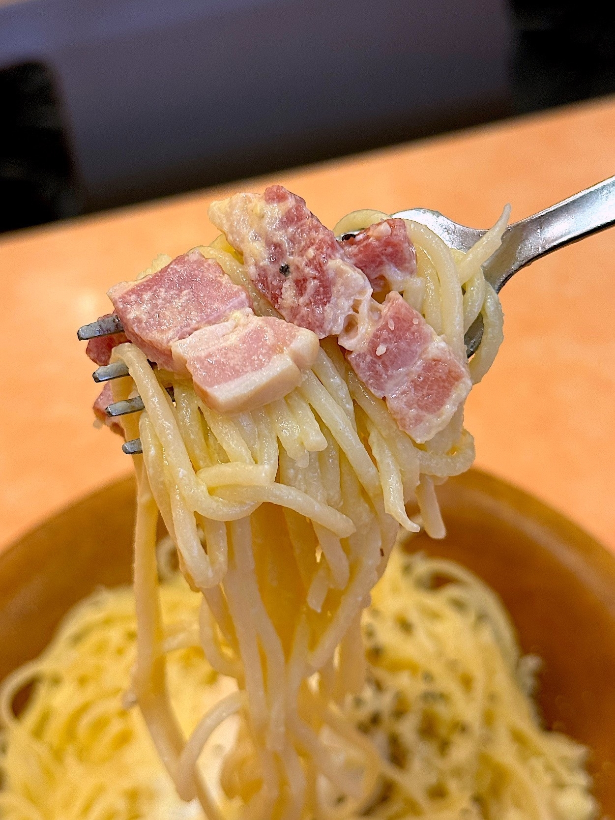 サイゼリヤのおすすめメニュー「カルボナーラ」