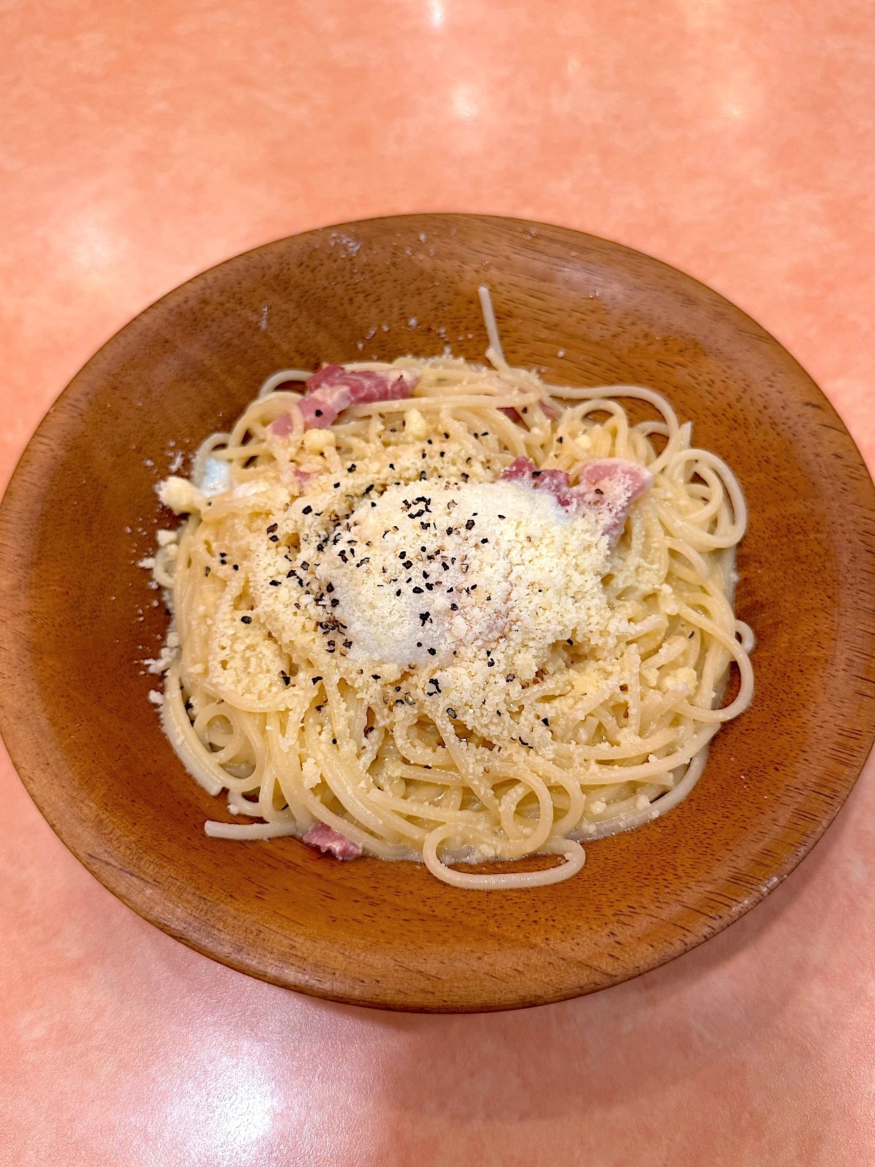 サイゼリヤのおすすめメニュー「カルボナーラ」