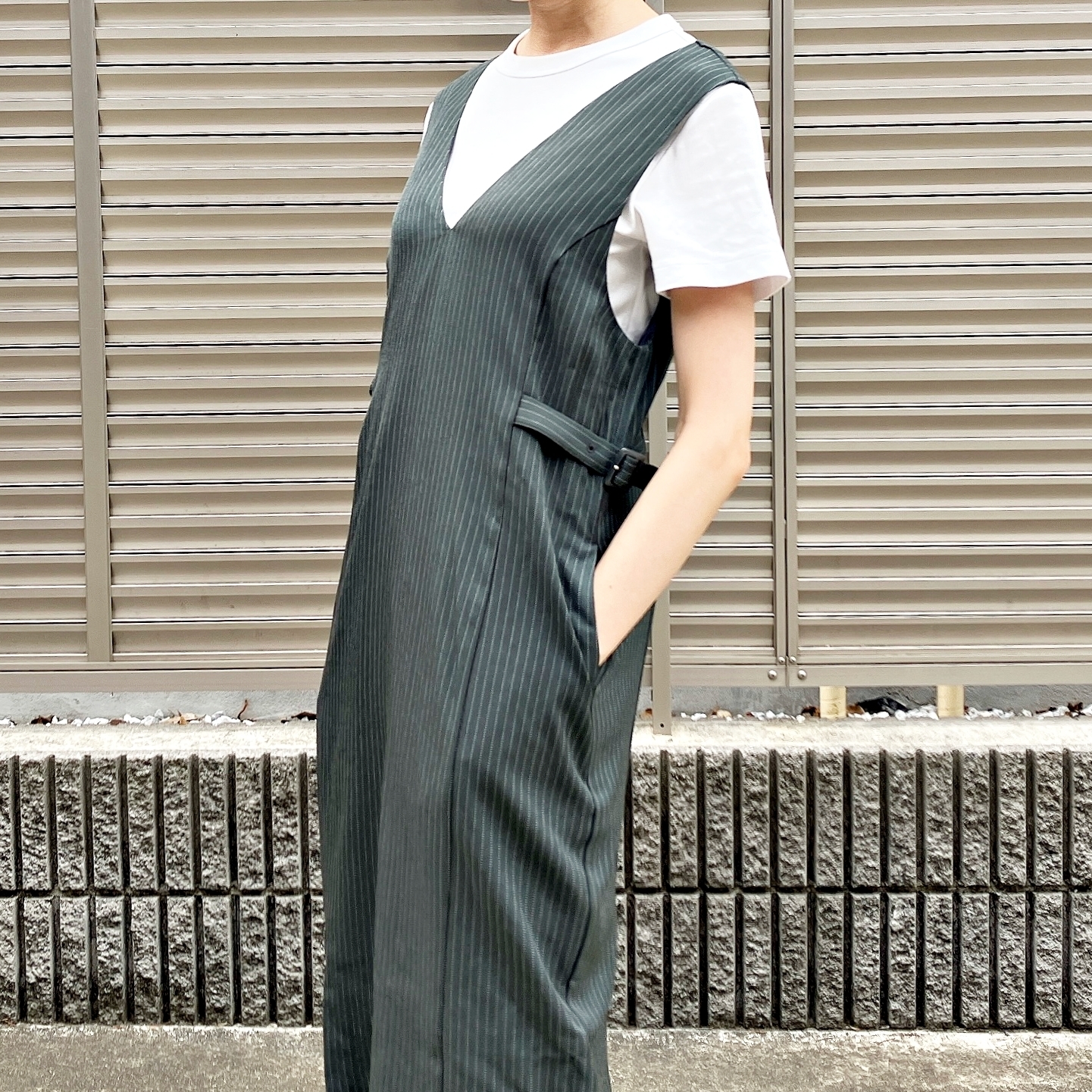 Honeys（ハニーズ）のおすすめワンピース「Ｖネックジャンスカ」