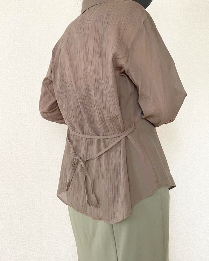 GU（ジーユー）のおすすめファッションアイテム「テクスチャーシアーシャツNTQ+E」