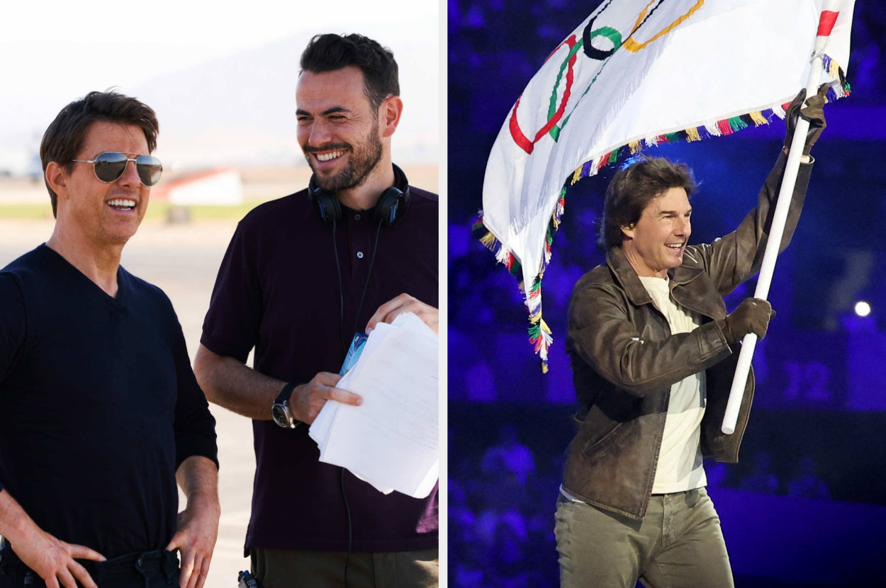 An Executive Producer Revealed The “Weird” Inspiration Behind Tom Cruise’s Segment In The Closing Ceremony
