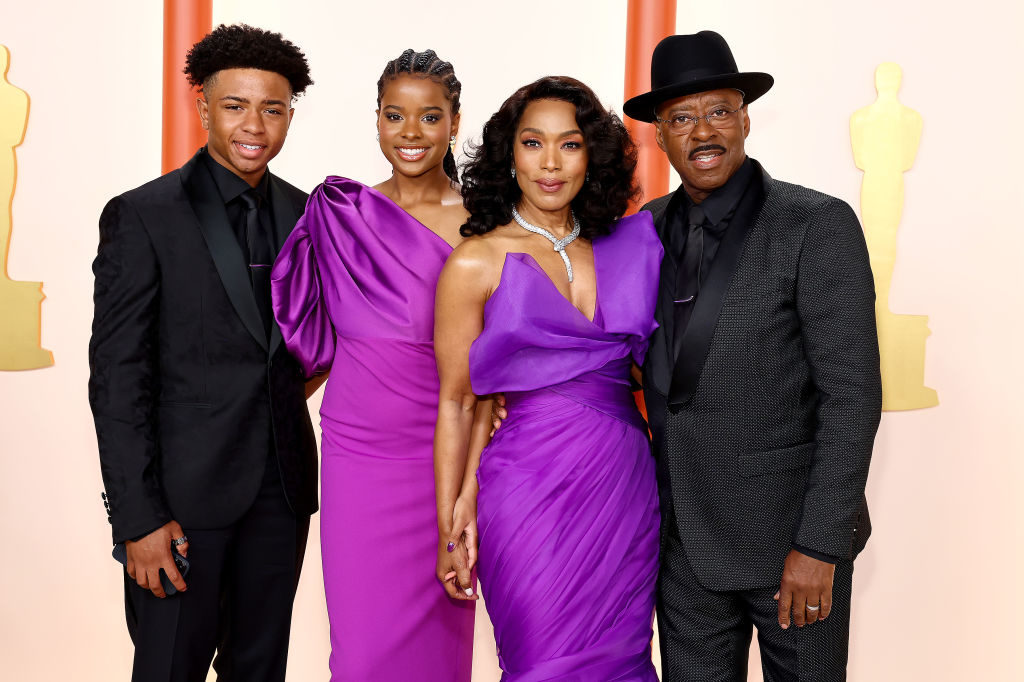 Left to right: Slater Vance, Bronwyn Vance, Angela Bassett, and Courtney B. Vance