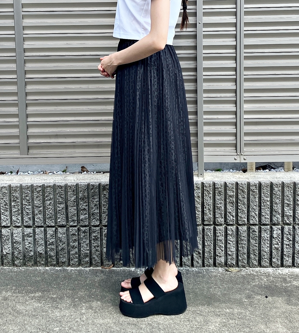 Honeys(ハニーズ)のおすすめスカート「チュールプリーツスカート」