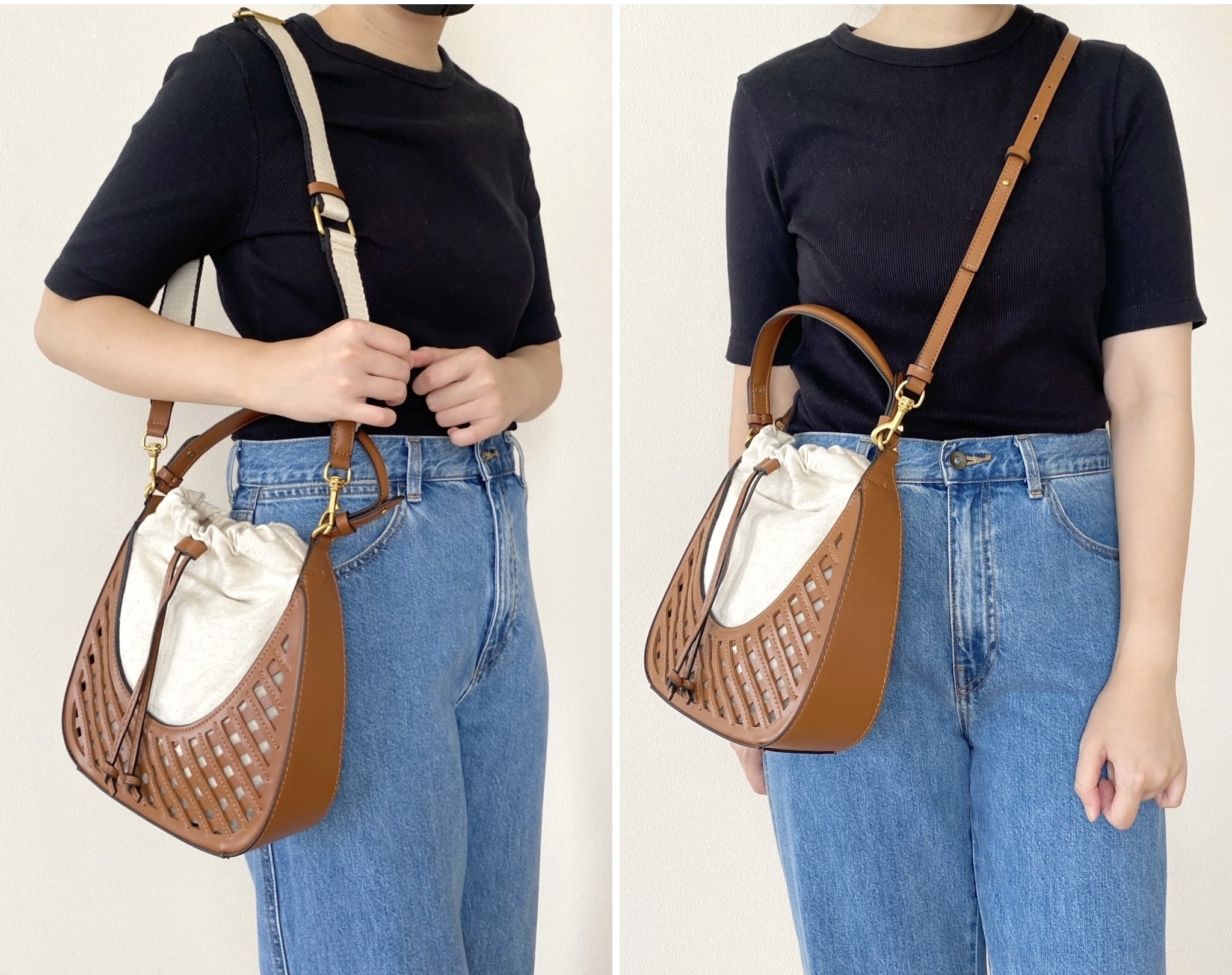 ZARA（ザラ）の斜め掛けできる高見えバッグ「コンビサック」