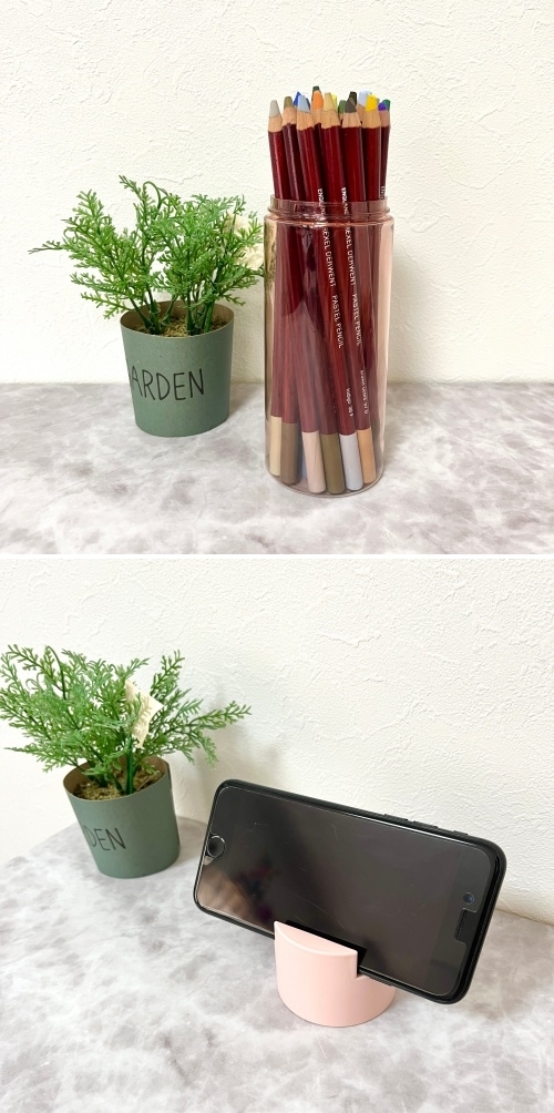 DAISO（ダイソー）のおすすめ便利グッズ「スマホが立てられるペンケース」