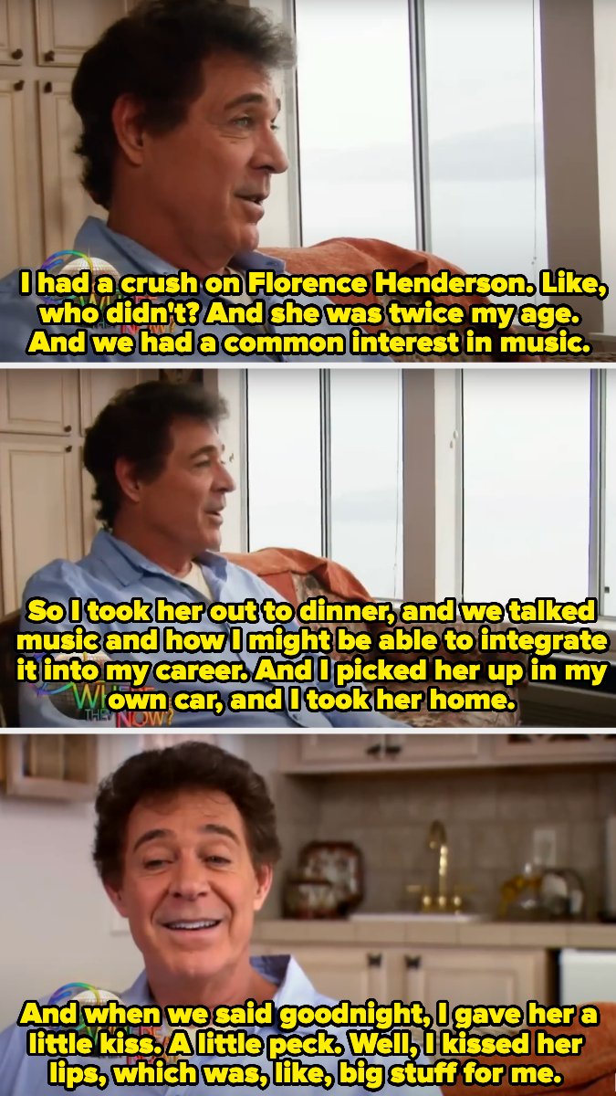Barry Williams talks about his crush on Florence Henderson, their shared interest in music, and a date where he kissed her goodnight