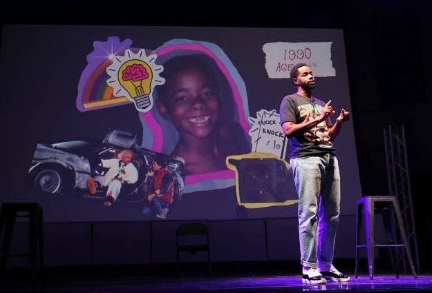Jay Ellis onstage