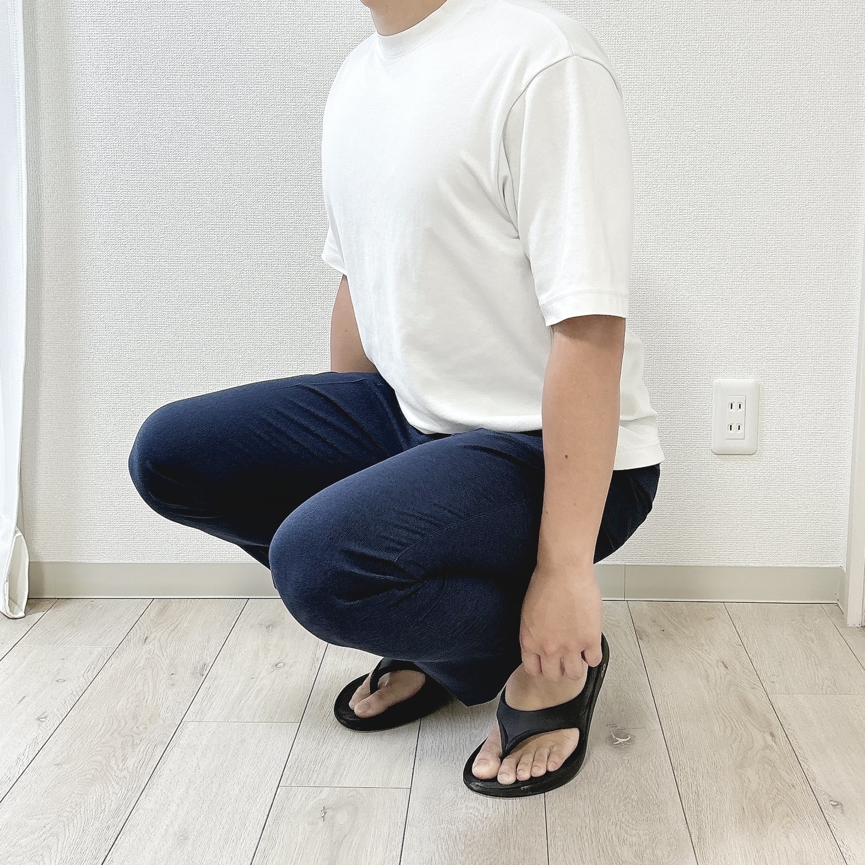 GUのおすすめパンツ「ウォッシャブルテーパードトラウザーSW(丈標準70.0~74.0cm)