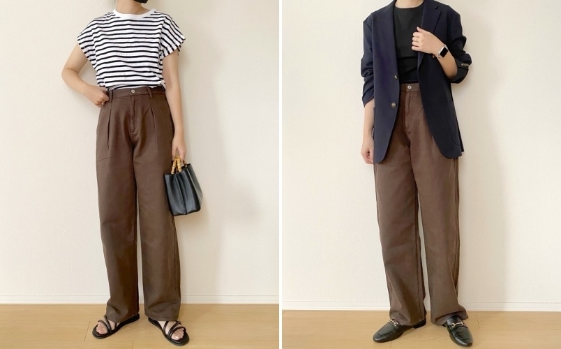 ユニクロのおすすめデニム「デニムタックパンツ」