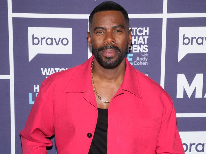 Colman Domingo in a stylish outfit poses at the "Watch What Happens Live with Andy Cohen" event