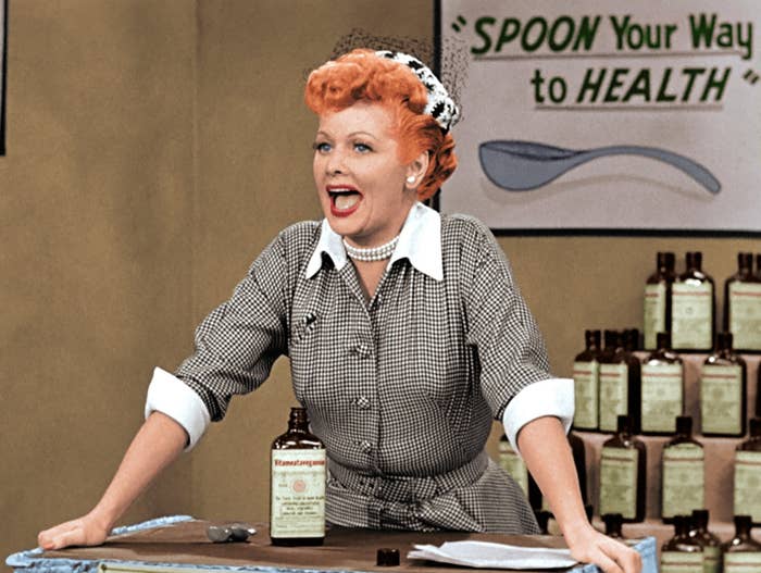 Lucille Ball in "I Love Lucy: A Colorized Celebration"