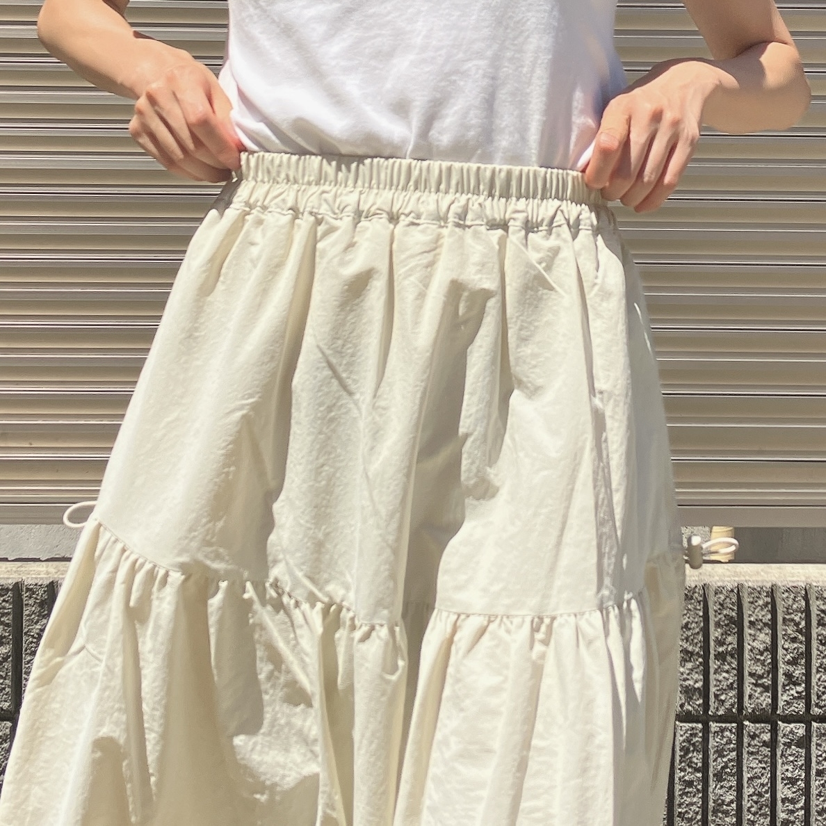 Honeys（ハニーズ）のおすすめスカート「ドロスト使いスカート」