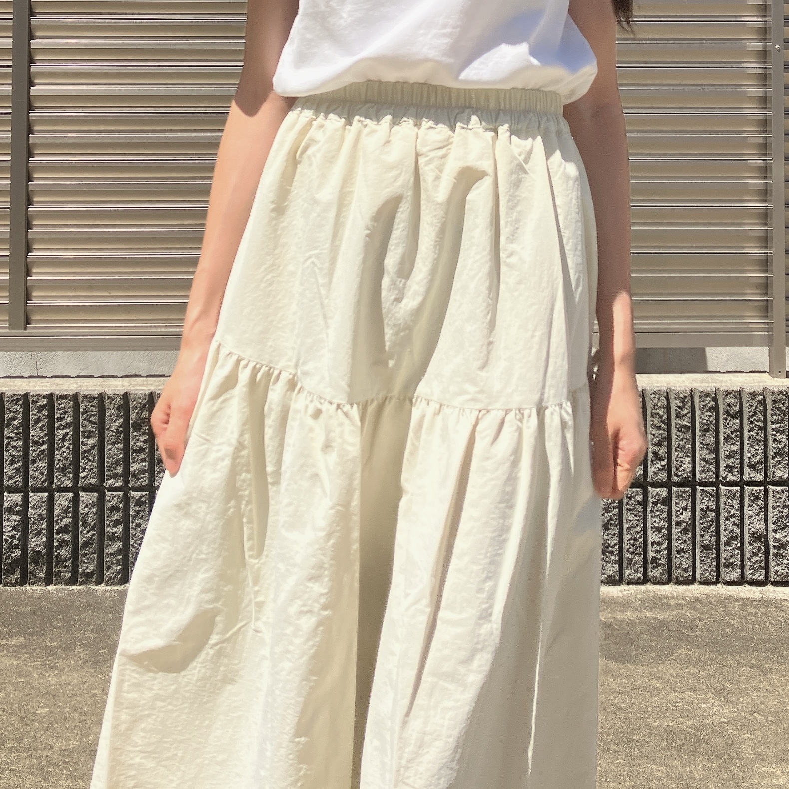 Honeys（ハニーズ）のおすすめスカート「ドロスト使いスカート」