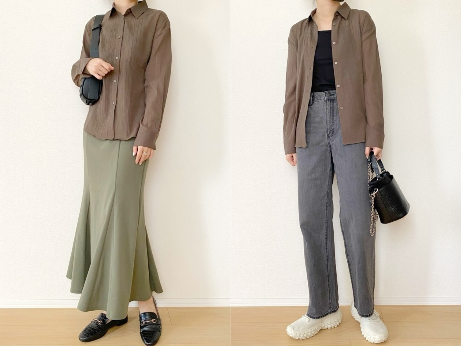 GUのおすすめアイテム「テクスチャーシアーシャツNTQ+E」