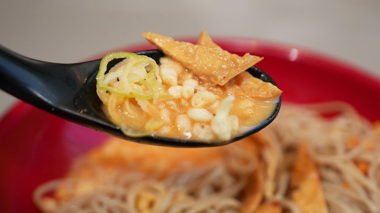 クーリッシュ冷やたぬきそばのアップ