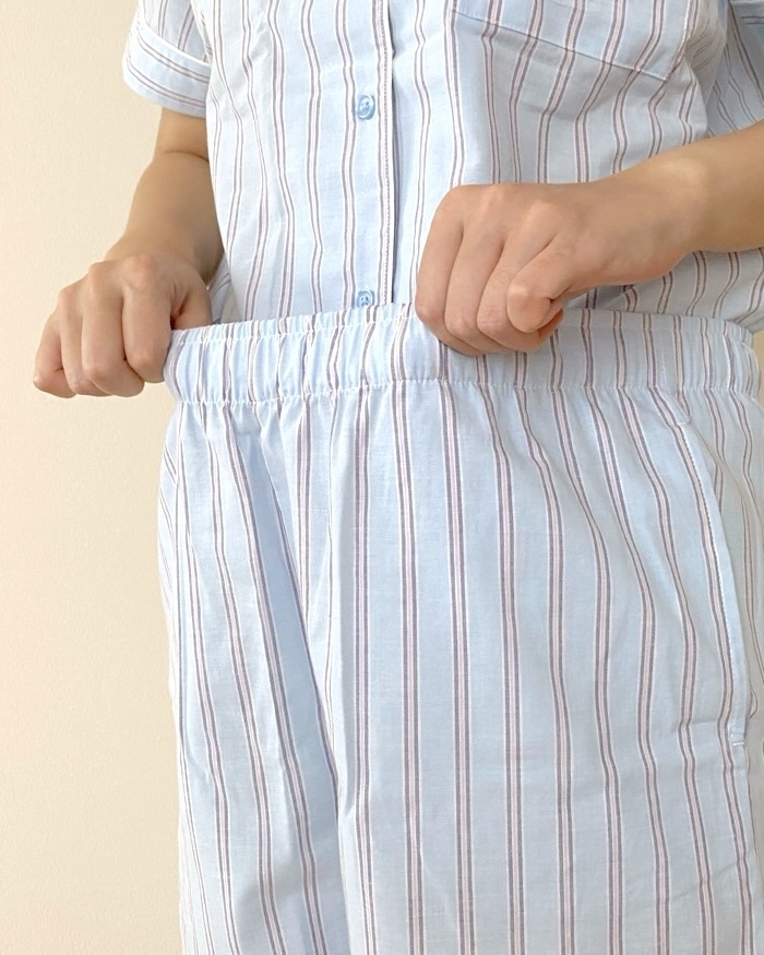 GU（ジーユー）のおすすめファッションアイテム「コットンパジャマ（半袖&amp;amp;ショートパンツ）Sanrio characters」