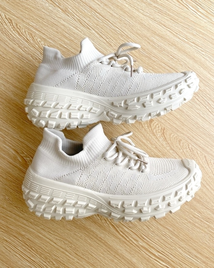 lawgy(ラウジー)のおすすめファッションアイテム「ディファレントマテリアルプラットフォームシューズ」