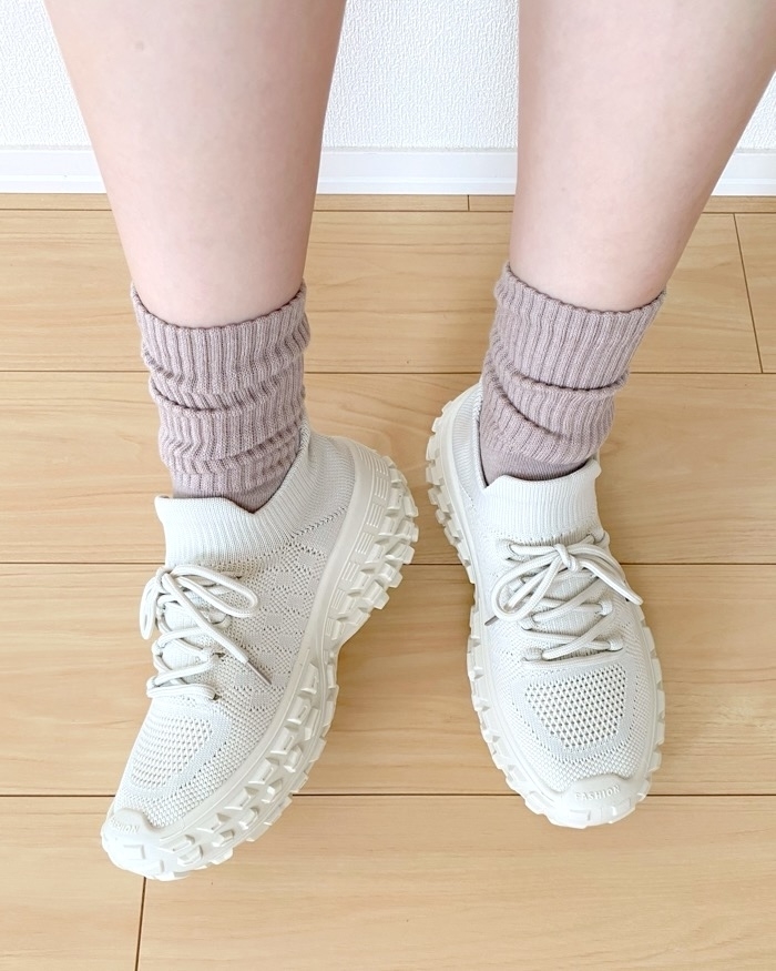 lawgy ディファレントマテリアルプラットフォームシューズ lawgy（ラウジー）の「different material platform shoes