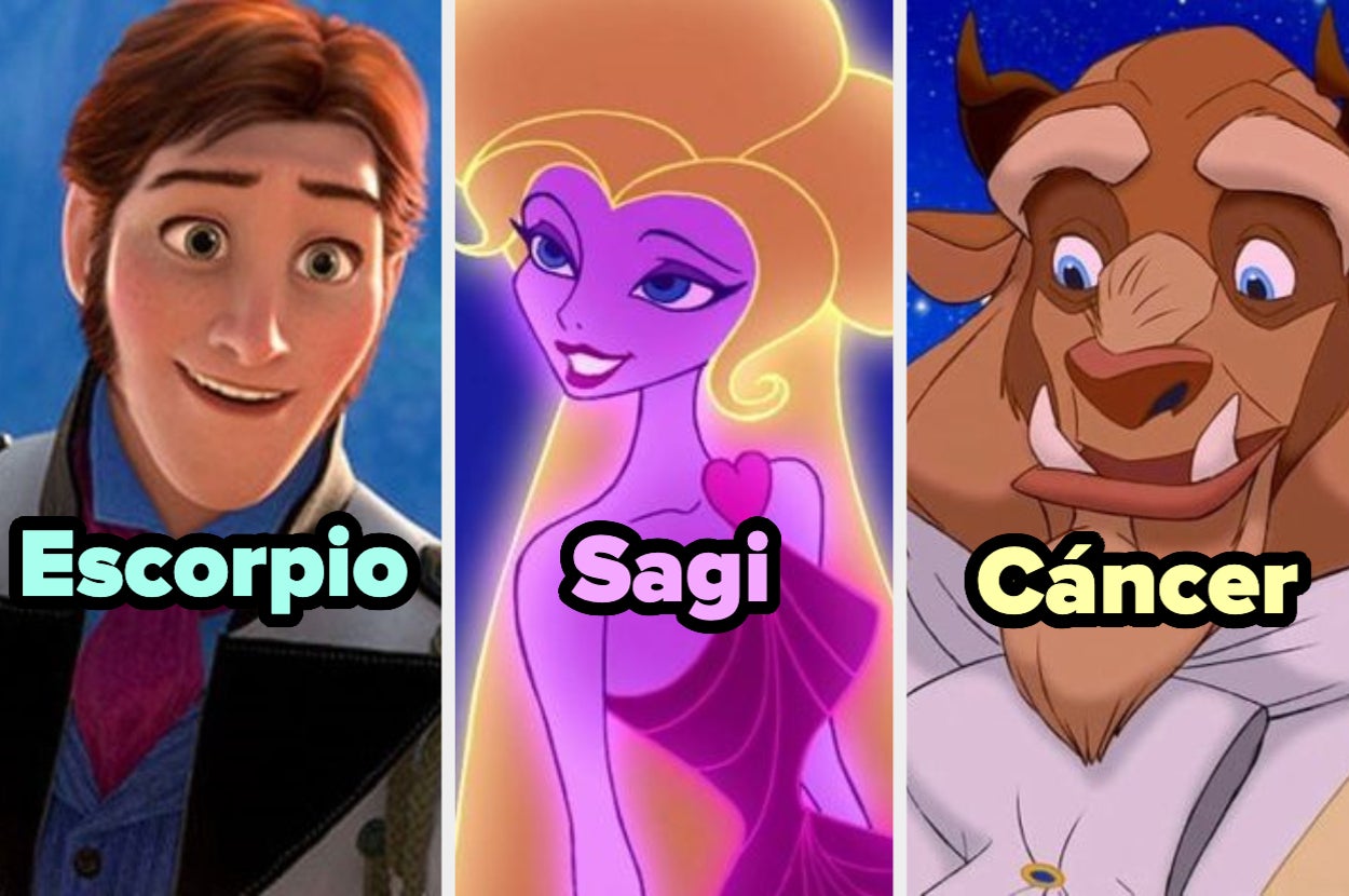 Hans de Frozen como Escorpio, Megara de Hércules como Sagi y Bestia de La Bella y la Bestia como Cáncer