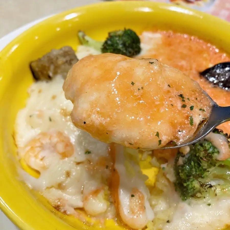 ガストのおすすめメニュー「海老と明太子のドリア」