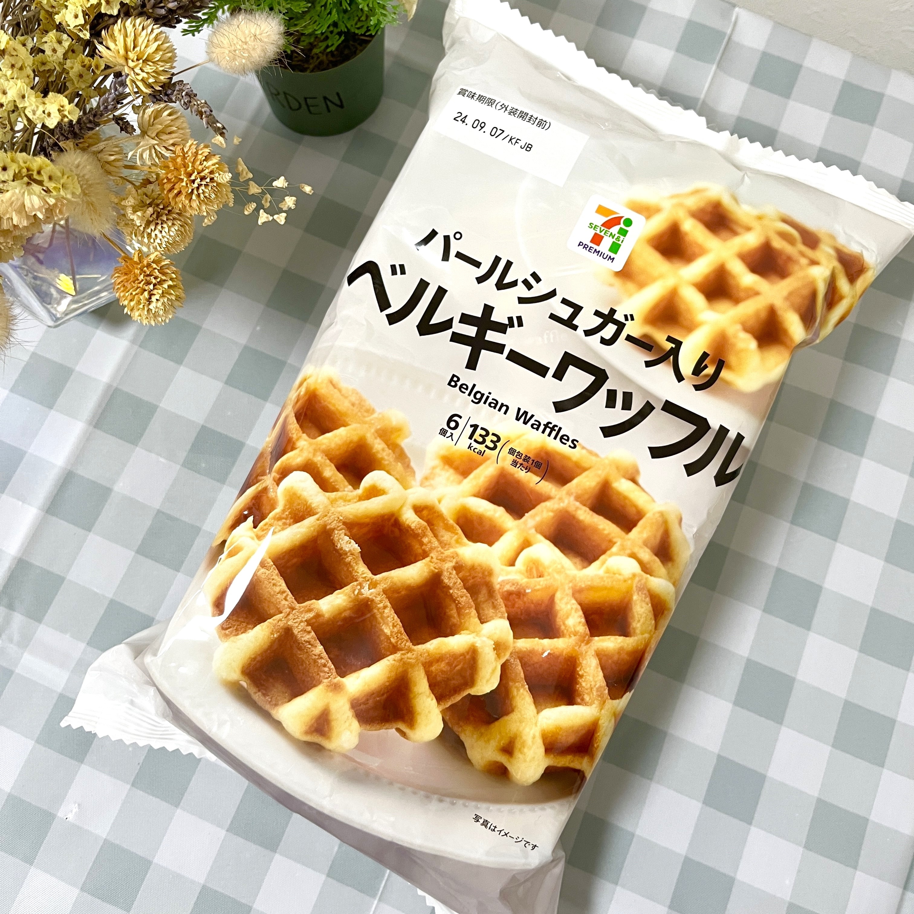 7-ELEVEN(セブン-イレブン)のおすすめスイーツ「7プレミアム ベルギーワッフル6個」