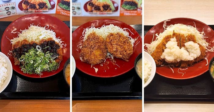 かつやのおすすめ定食「ねぎ味噌チキンカツ定食」「メンチカツ定食」「おろしカツ定食」