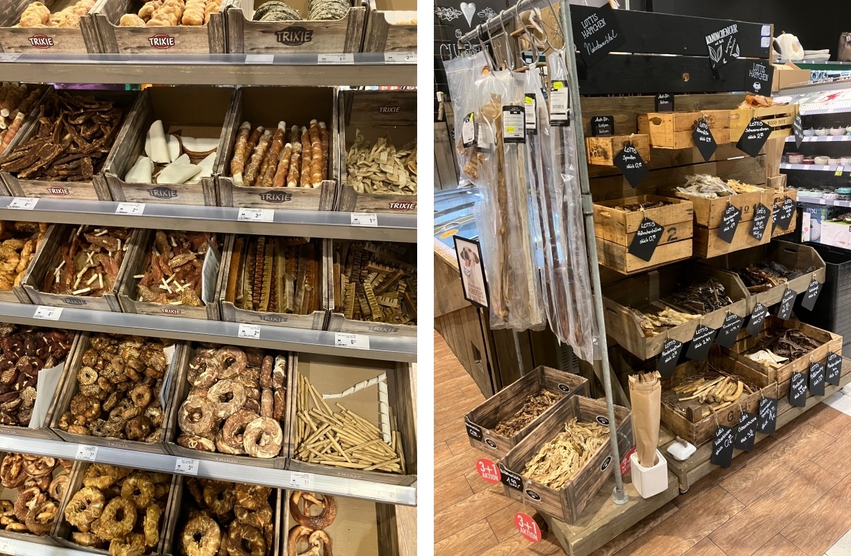 ドイツのペットショップの様子