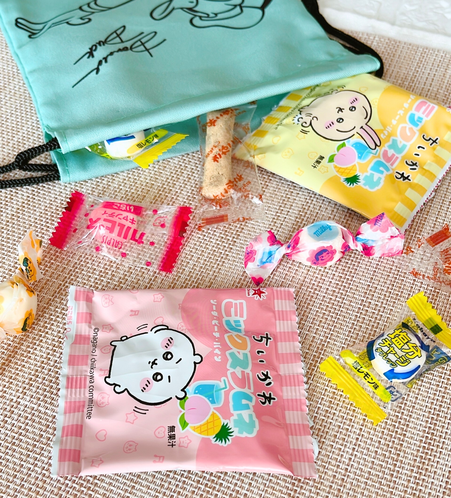 キャンドゥのおすすめ雑貨「ディズニー/巾着 ドナルド グリーン」