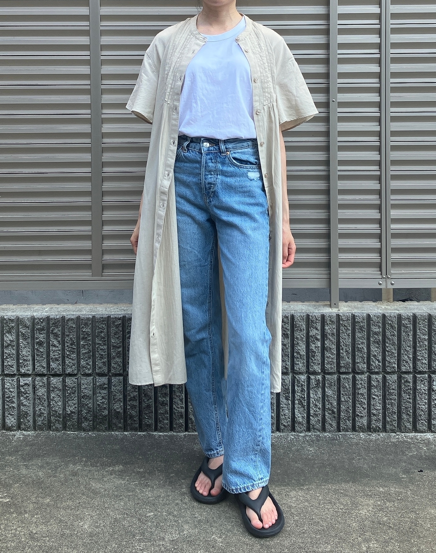 Honeys(ハニーズ)の着心地ばつぐんなワンピース「ピンタックワンピース」