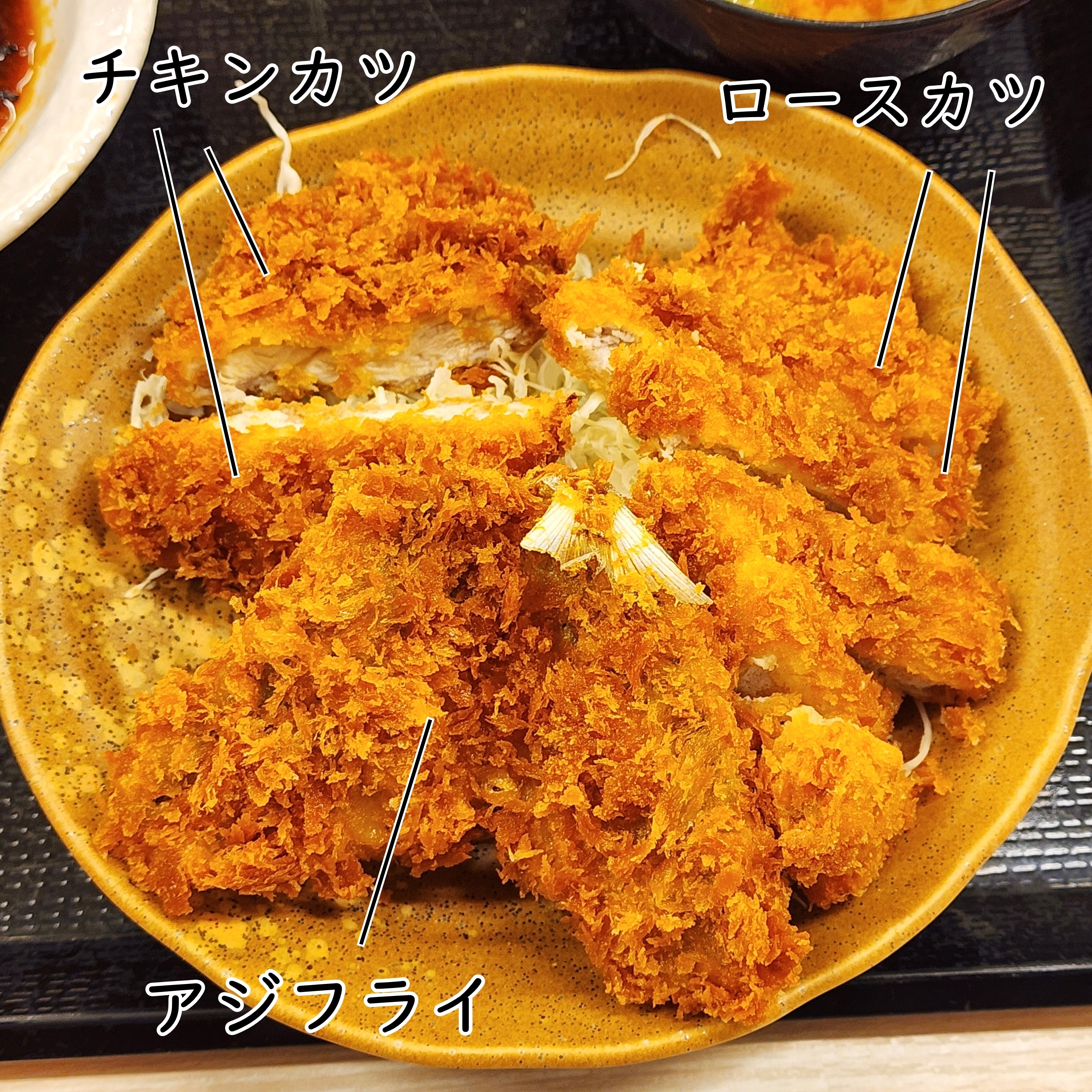 かつやのおすすめフード「おろしつけカツ定食」